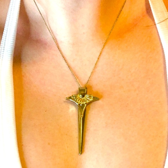 Sword Necklace by Michelle Phan 14k Plated - Picture 1 of 3